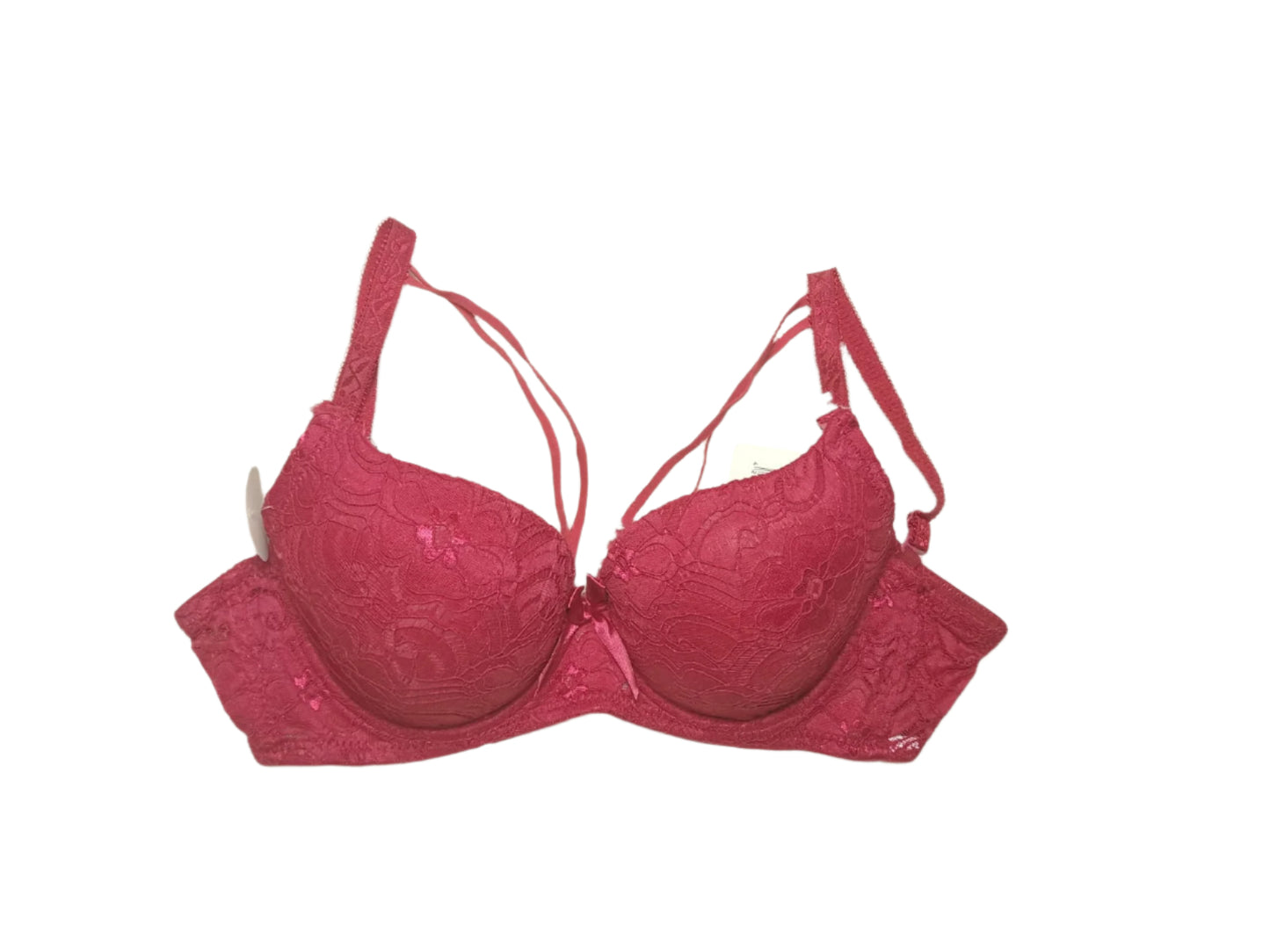Floral Padded Net Bra