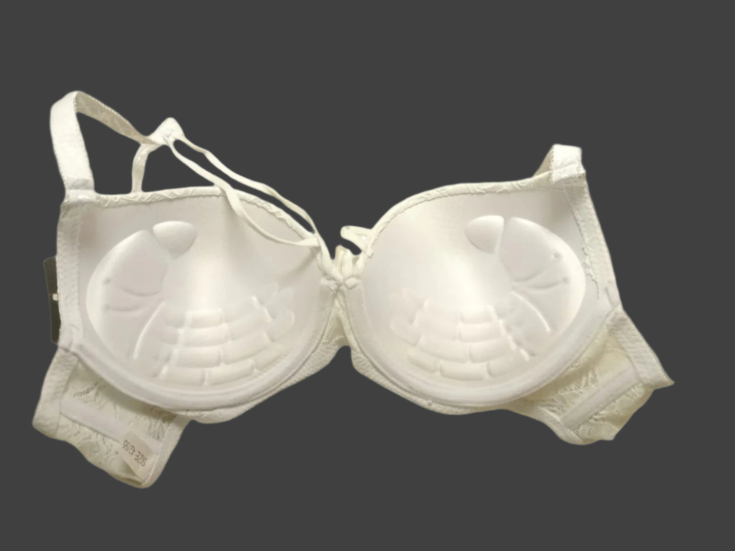 Floral Padded Net Bra