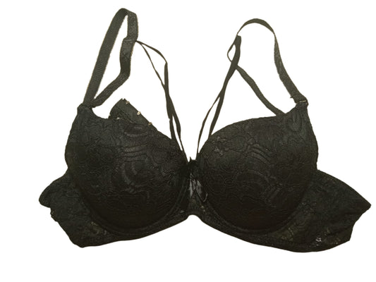 Floral Padded Net Bra