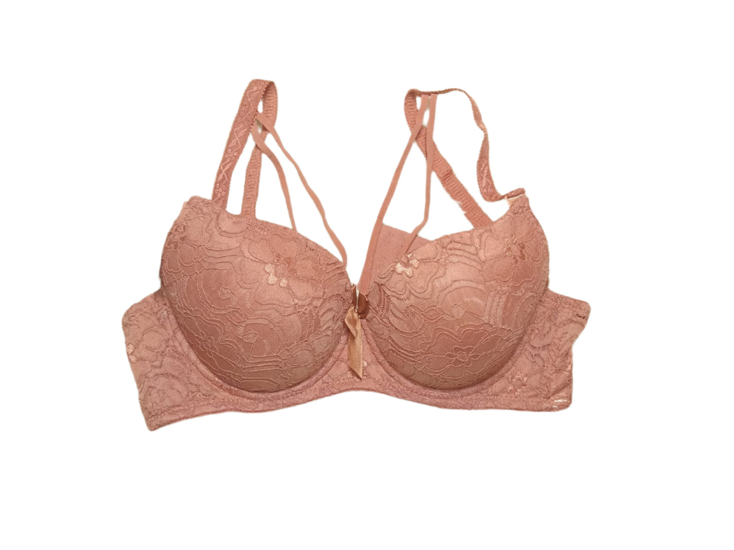 Floral Padded Net Bra