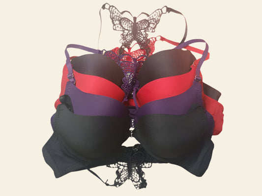 Butterfly Style Embriodery Bra